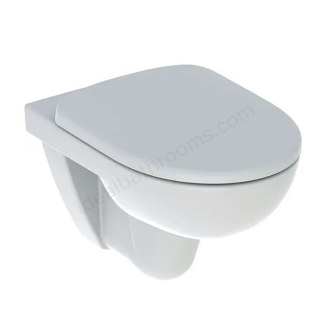 Geberit Selnova Rimfree Wall-hung WC Pack w/ Toilet Pan & Quick Release Seat