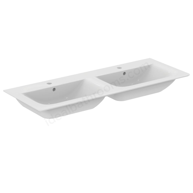 Ideal Standard Retail Connect Air 1240mm Wall Hung Basin; 1 Tap Hole (Per Basin) - White
