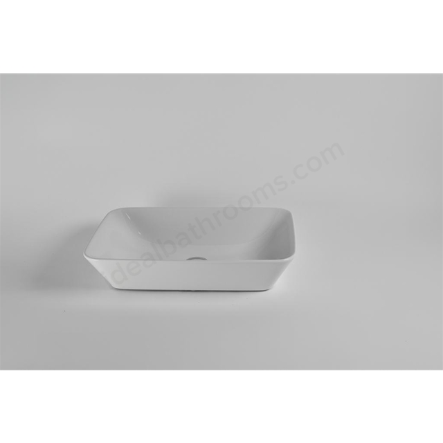 Ideal Standard Retail Connect Air 600mm On Countertop Basin; 0 Tap Holes - White