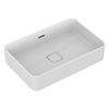 Ideal Standard Retail Strada II 600mm On Countertop Basin; 0 Tap Hole & Clicker Waste - White