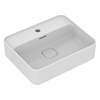 Ideal Standard Retail Strada II 500mm On Countertop Basin; 0 Tap Hole & Clicker Waste - White