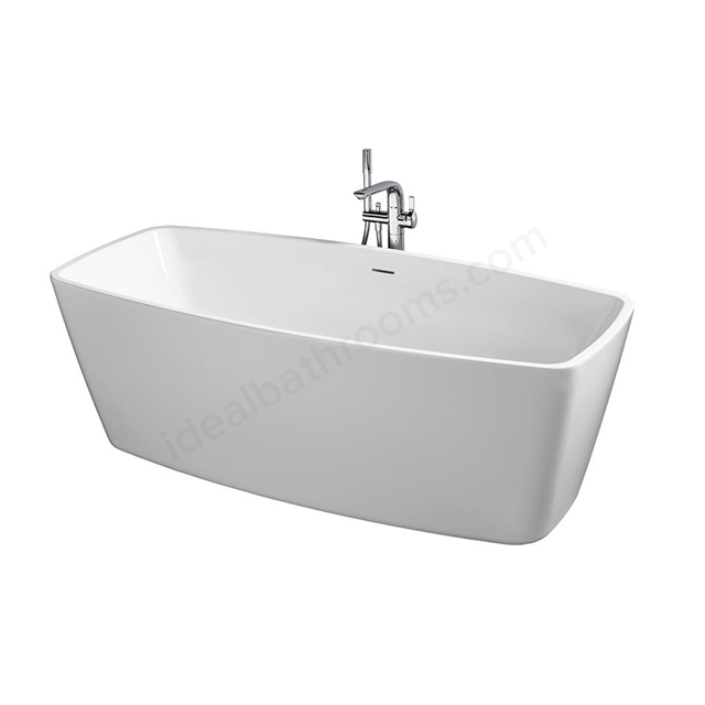 Ideal Standard Retail Adapto 1550x800mm Freestanding Bath with Clicker Waste and Slotted Overflow