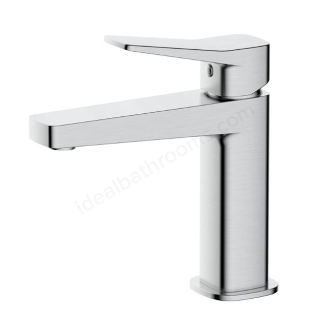 RAK Ceramics Petit Square Standard Basin Mixer (Brushed Nickel)