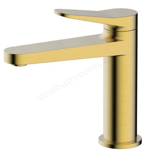 RAK Ceramics Petit Round Standard Basin Mixer (Brushed Gold)