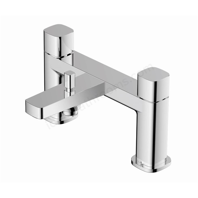 RAK Ceramics Petit Square Deck Bath Shower Mixer - Chrome