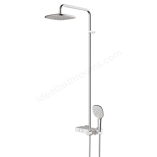 RAK Ceramics Petit Square Wall Mounted Shower Set (Chrome)