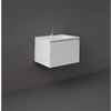 RAK Ceramics Joy Uno Wall Hung 1 Drawer Vanity 600mm (Pure White)