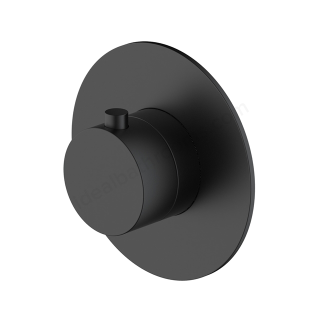 RAK Ceramics Petit Round Concealed Thermostatic Valve (Matt Black)