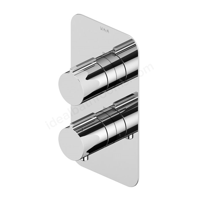 VitrA Square-soft edges; Thermostatic Shower Mixer; 1 Way
