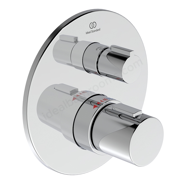 Ideal Standard Retail Ceratherm T100 Built-In Thermostatic 1 Outlet Shower Mixer - Chrome