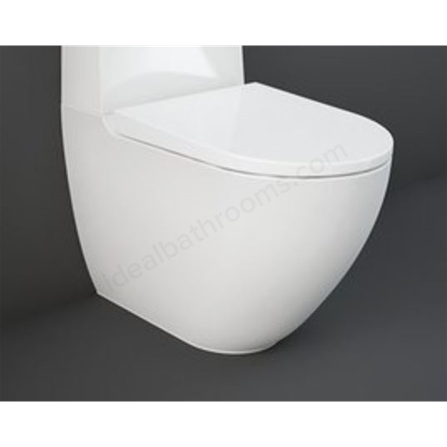RAK Caramics Des Rimless Close Coupled Back To Wall WC Pan - White