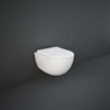 RAK Caramics Des Rimless Wall Hung WC Pan - White
