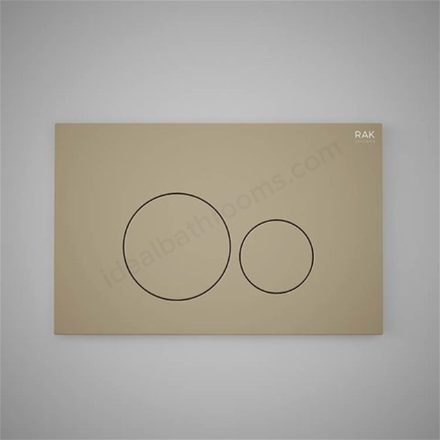 RAK Ceramics Ecofix Flush Plate with round push (Matt Capuccino)