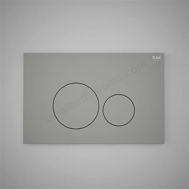 RAK Ceramics Ecofix Flush Plate with round push (Matt Grey)