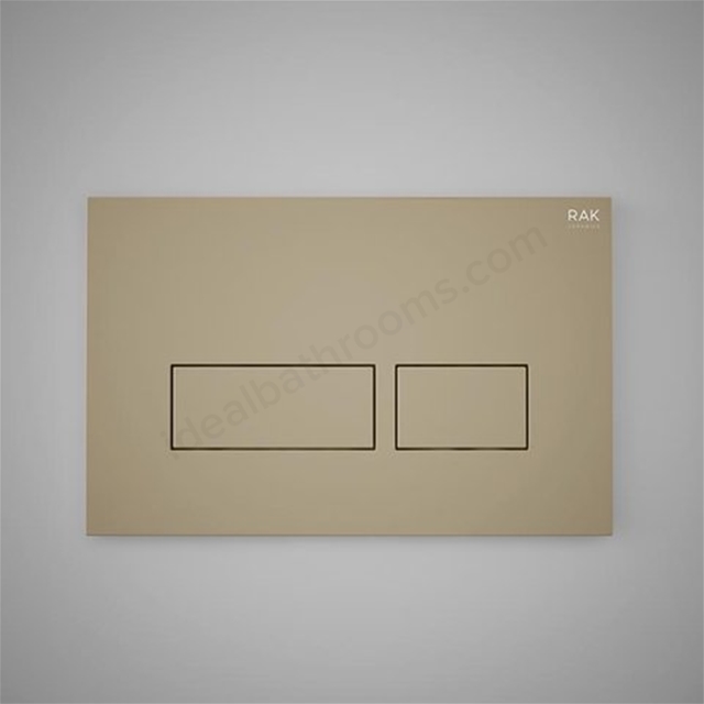 RAK Ceramics Ecofix Flush Plate with rectangular push (Matt Capuccino)