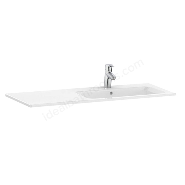 Roca The Gap Unik Wash Basin; 1000mm; Right Handed; 1 Tap Hole - White