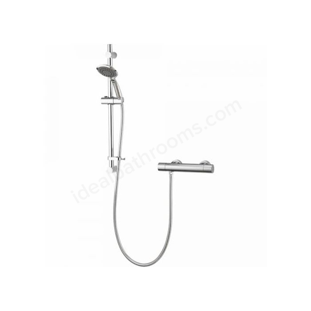Aqualisa AQ Collection Cool touch round bar valve (inc fixing kit) LP/HP - Chrome