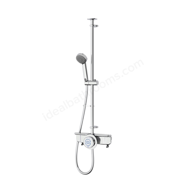 Aqualisa Retrofit Quartz Classic Shower Rail Kit with Smart Digital