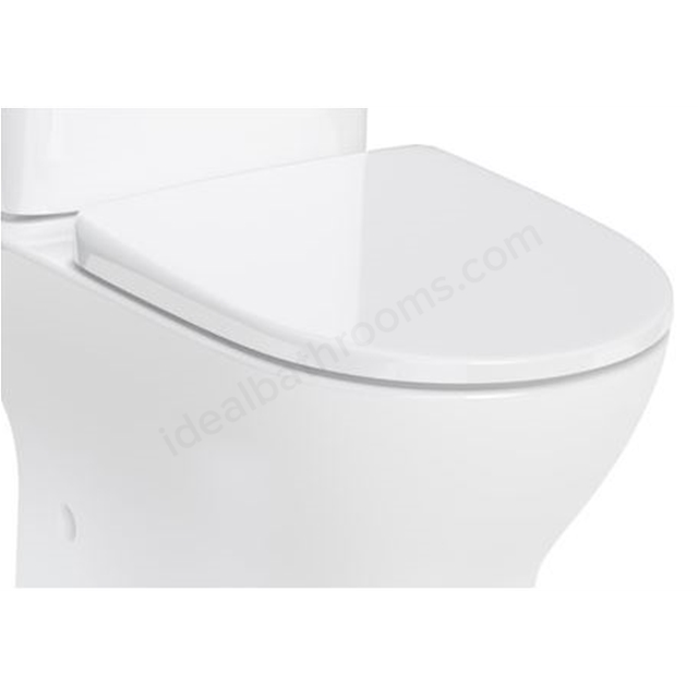 Roca The Gap Soft Close WC Seat & Cover for Comfort Height WC Pan - White
