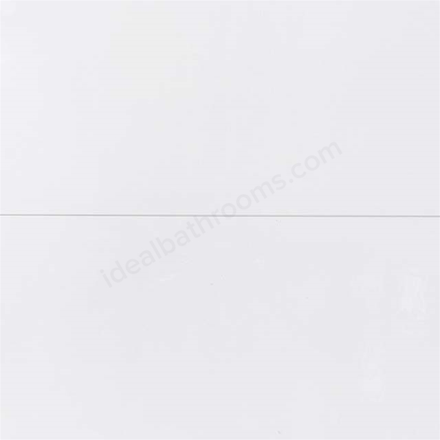 BerryAlloc Wall&Water Panel 600x2400mm (600x300mm Tile Pattern) - Snow White (2 Panels per Pack)