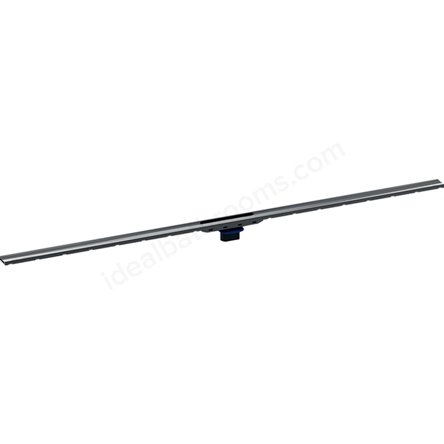 Geberit CleanLine80 300-900mm Shower Channel - Black Chrome