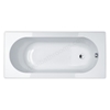 Essential KINGSTON Rectangular Single Ended Bath; 1500x700mm; 0 Tap holes; White