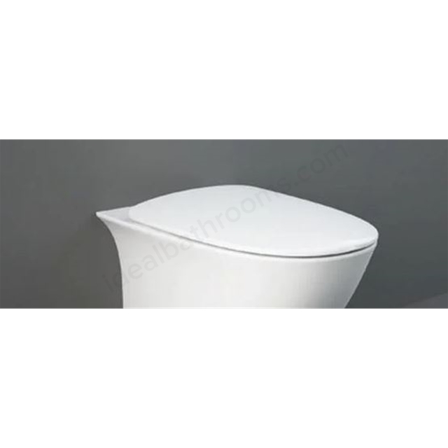 RAK Ceramics Sensation Soft Close Seat Urea Toilet Seat & Cover - White