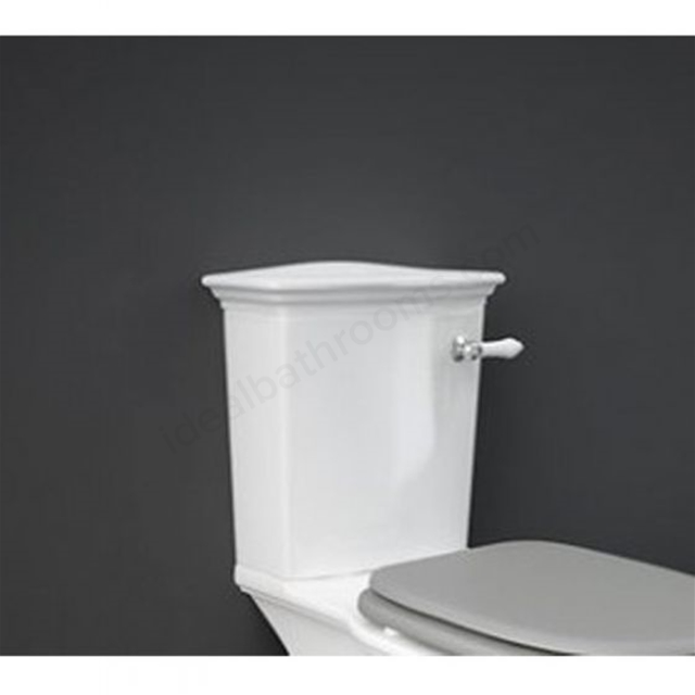 RAK Ceramics Washington Close Coupled Cistern With Front Flush Lever Handle - White