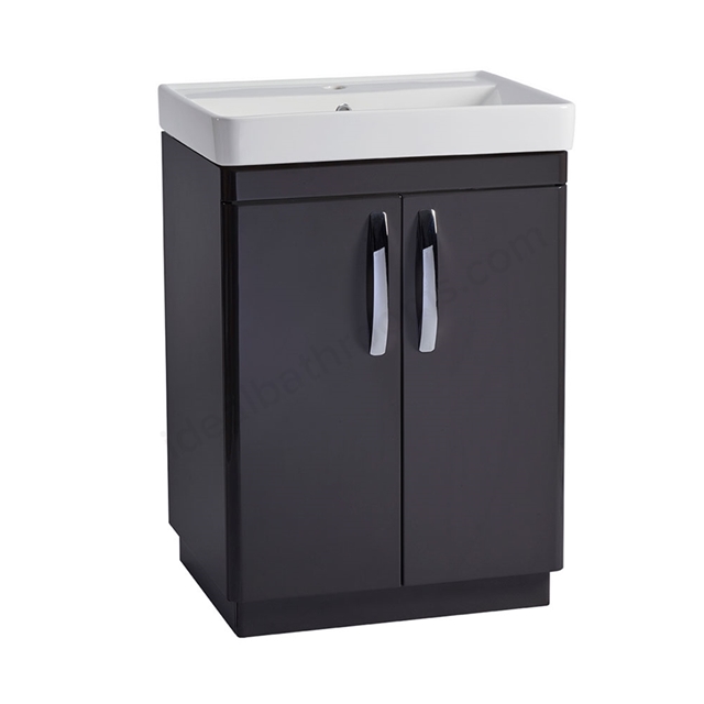 Tavistock Compass 600mm 2 Door Vanity Unit - Gloss Clay