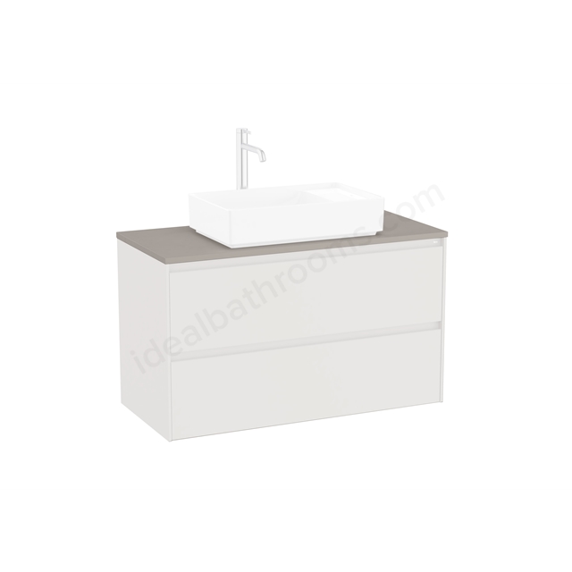 Roca Ona 1000mm Worktop Matt Grey Ideal Bathrooms