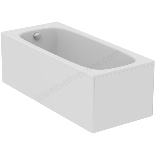 Ideal Standard i.life Rectangular Idealform Bath; No Tapholes; 160cm x 70cm; White