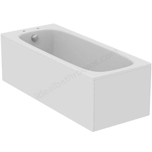 Ideal Standard i.life Rectangular Idealform Bath; 2 Tapholes; 170cm x 70cm; White