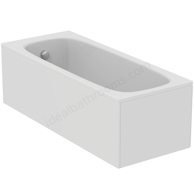Ideal Standard i.life Rectangular Idealform Water Saving Bath; No Tapholes; 170cm x 70cm; White