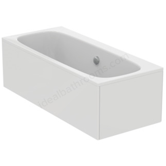 Ideal Standard i.life Double-Ended Idealform Water Saving Bath; No Tapholes; 170cm x 75cm; White