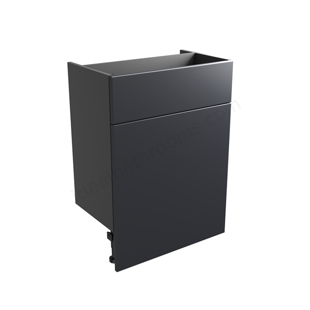 Tavistock Calm Standard 600 Back to Wall WC Unit & Fascia Matt Dark Grey