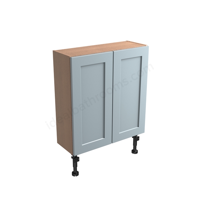 Tavistock Legacy Standard 600mm Wall Mounted Cupboard w/ Door Pack; Carcass & Fascia - Mineral Blue