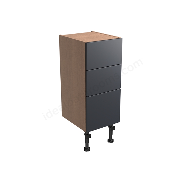 Tavistock Legacy 300mm Floor Standing Cupboard w/ Door Pack; Carcass & Fascia - Matt Dark Grey