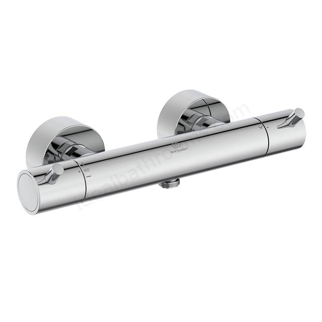 Ideal Standard Ceratherm T125 Exposed Thermostatic Shower Mixer Valve - Chrome