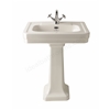 Bayswater Victrion Pedestal for 640mm Basin - White Gloss
