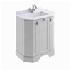 Bayswater Victrion 750mm Angled 3-Door Basin Unit - Earl's Grey