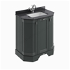 Bayswater Victrion 750mm Angled 3-Door Basin Unit - Dark Lead