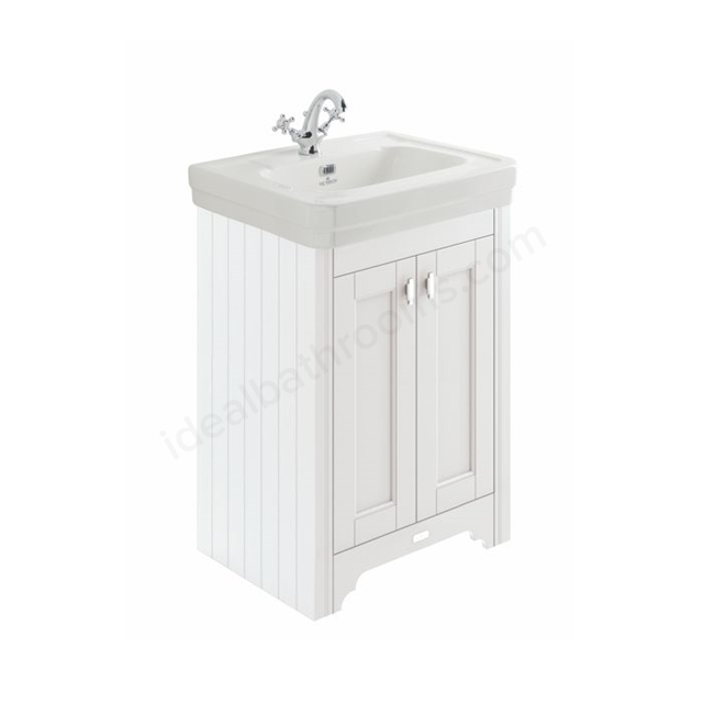 Bayswater Victrion 640mm Cabinet 2-Door for Ceramic Basin - Nimbus White