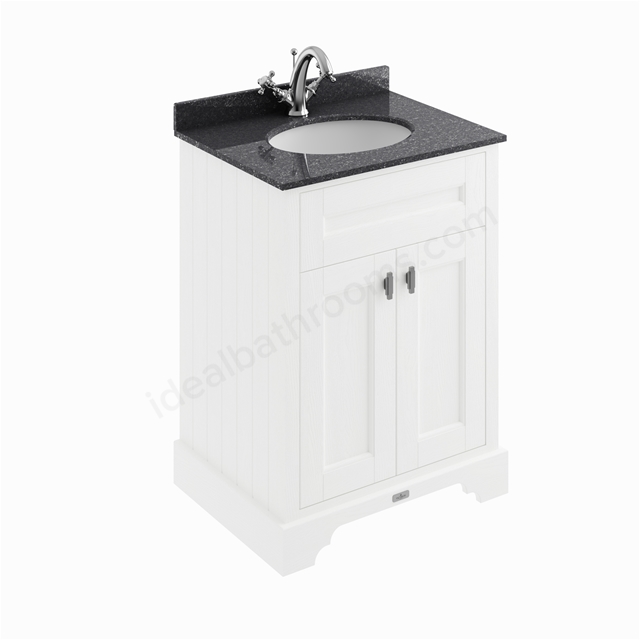 Bayswater Victrion 600mm Cabinet 2-Door for Ceramic Basin - Nimbus White