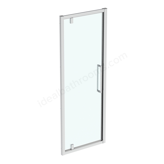 Ideal Standard i.life 800mm Pivot Door w/ IdealClean Clear Glass - Bright Silver Finish
