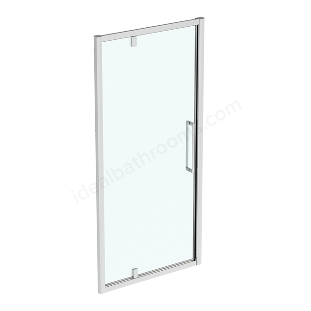 Ideal Standard i.life 1000mm Pivot Door w/ IdealClean Clear Glass - Bright Silver Finish