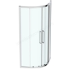 Ideal Standard i.life 900mm x 900mm Quadrant Enclosure w/ IdealClean Clear Glass - Bright Silver Finish