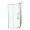 Ideal Standard i.life 1000mm x 1000mm Quadrant Enclosure w/ IdealClean Clear Glass - Bright Silver Finish