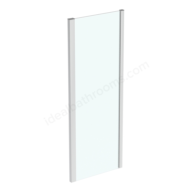 Ideal Standard i.life 800mm Side Panel w/ IdealClean Clear Glass - Bright Silver Finish