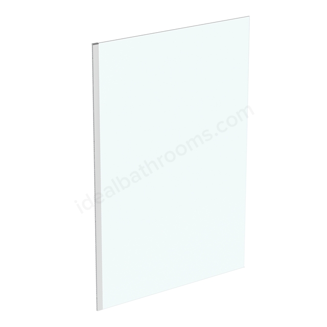 Ideal Standard i.life 1400mm Wetroom Panel w/ IdealClean Clear Glass - Bright Silver Finish