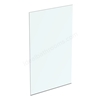 Ideal Standard 1200mm Dual Access Wetroom Panel w/ IdealClean Clear Glass - Bright Silver Finish